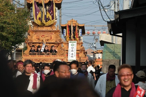 Japanese festival floats